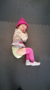 Tired toddler in some Bum Genius